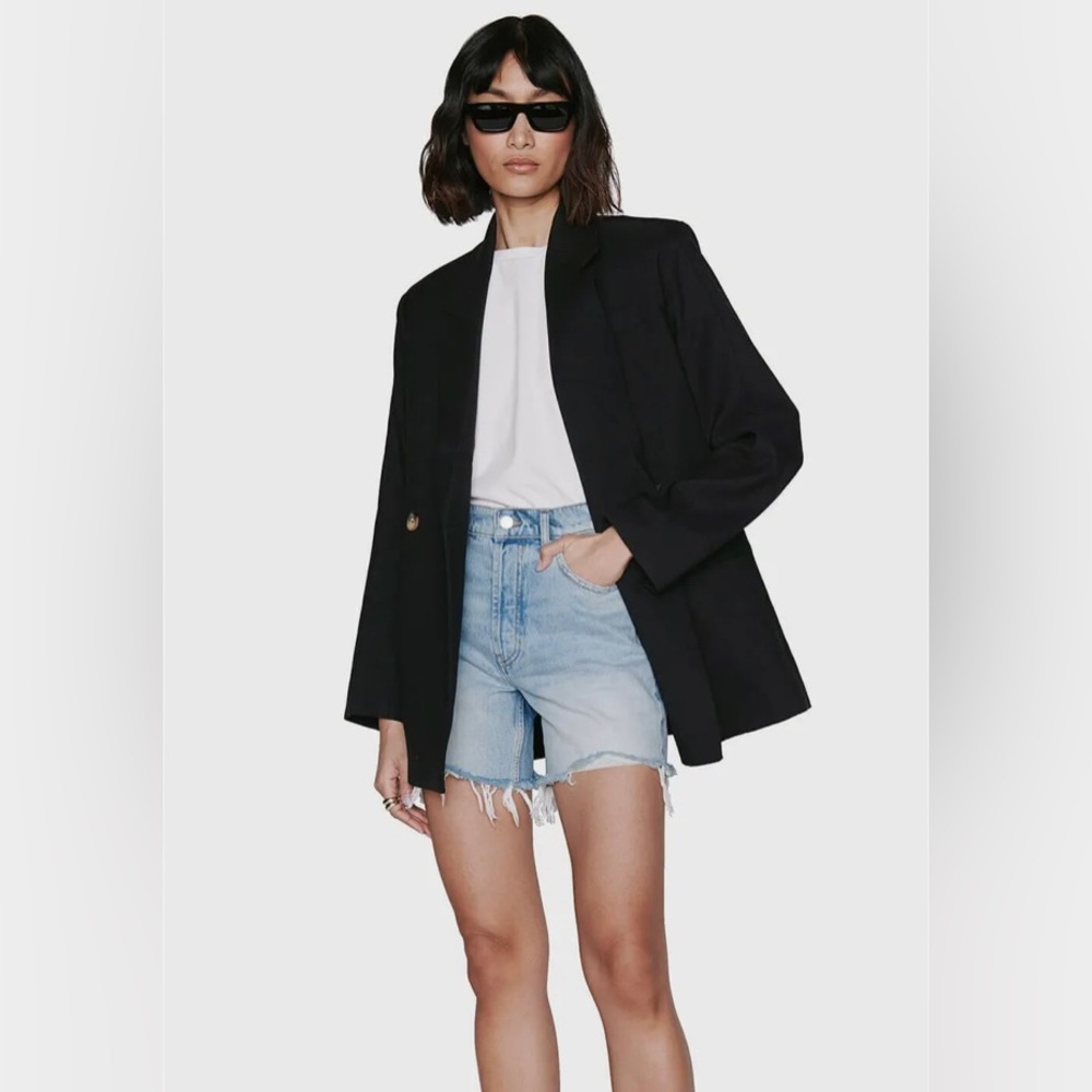 Anine Bing Long Denim Shorts. Size 25.